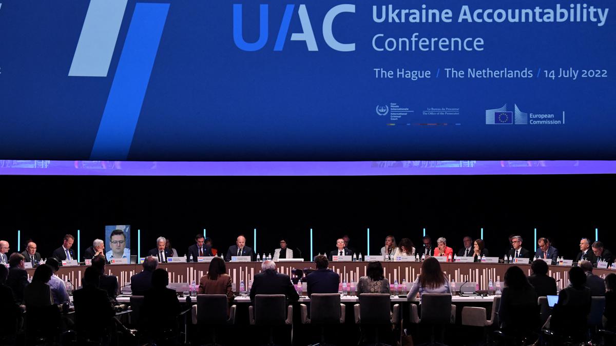 Nations discuss coordinating Ukraine war crimes probes, in Netherlands