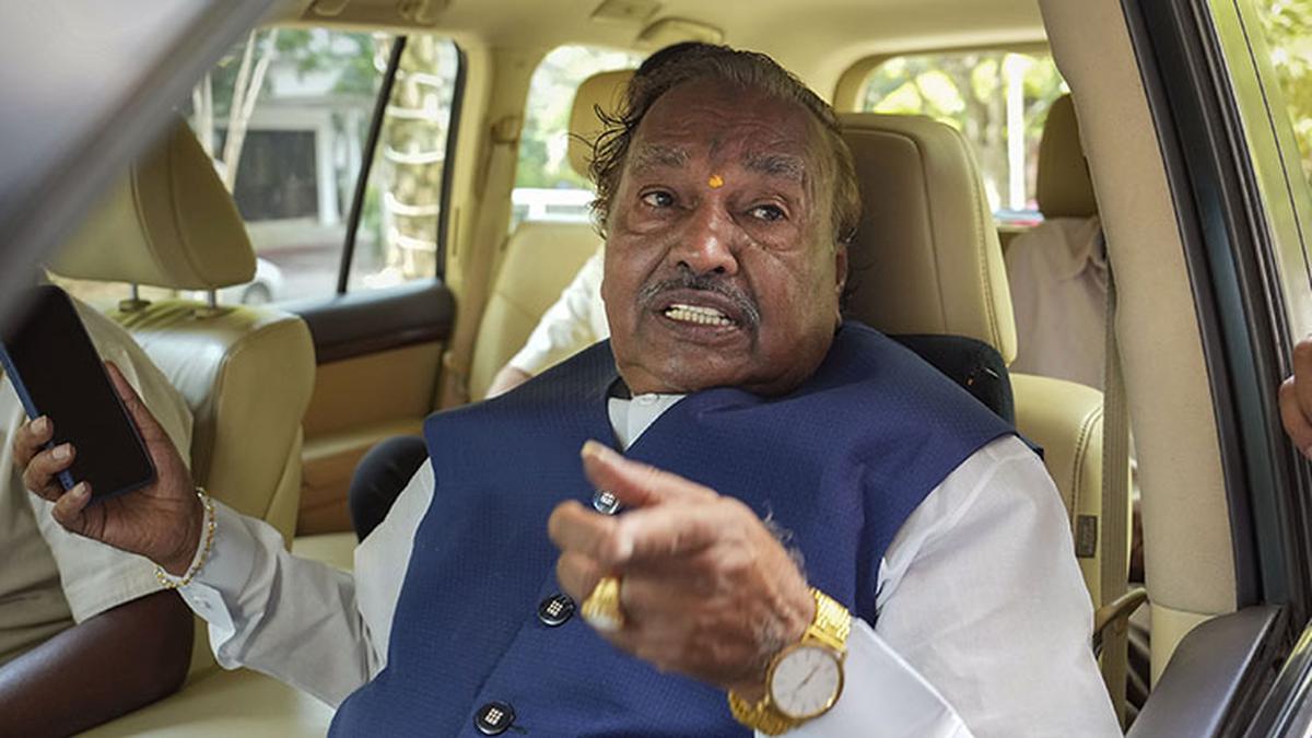 Our party does not depend on any one person, says Eshwarappa