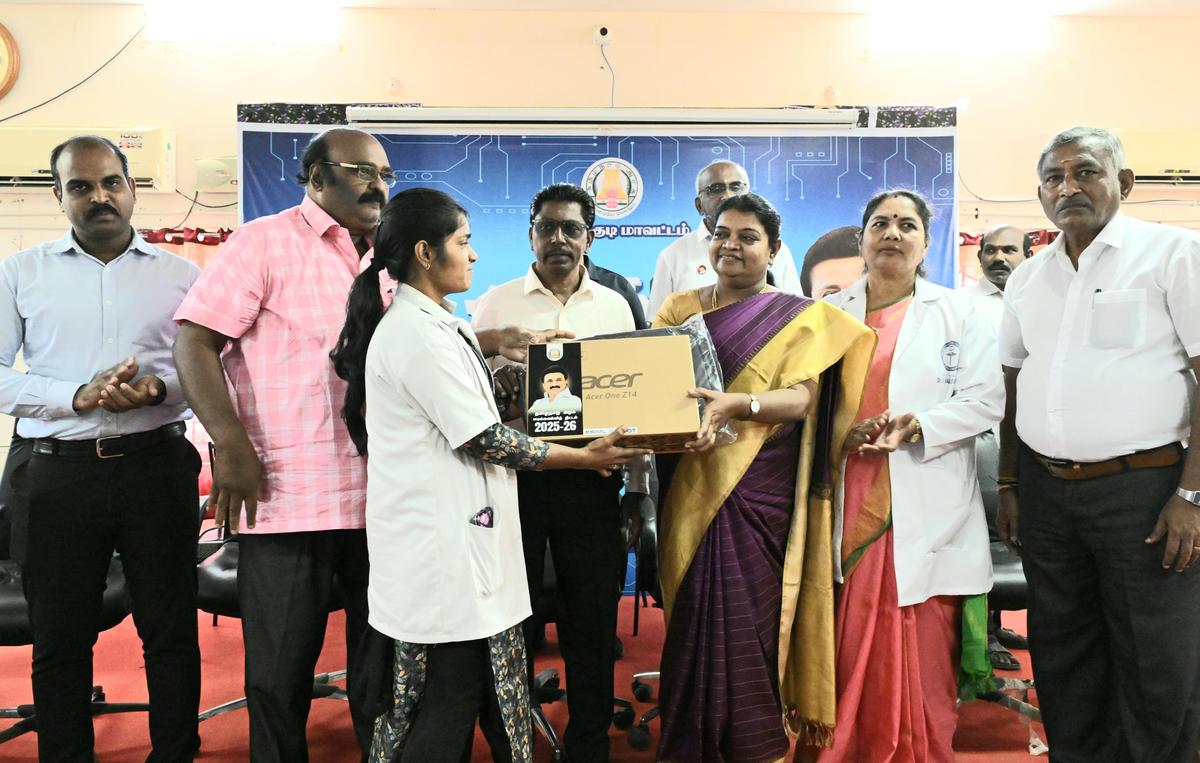 thehindu.com - The Hindu Bureau - Free laptops distributed to students of Government Thoothukudi Medical College and Hospital