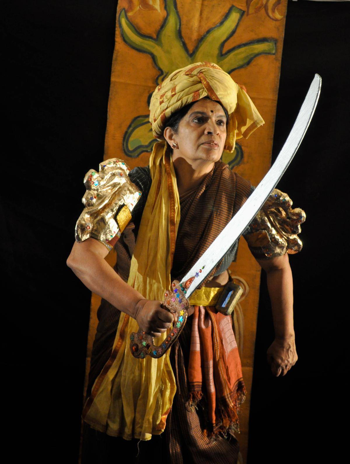 Theatre artiste Laxmi Chandrashekar