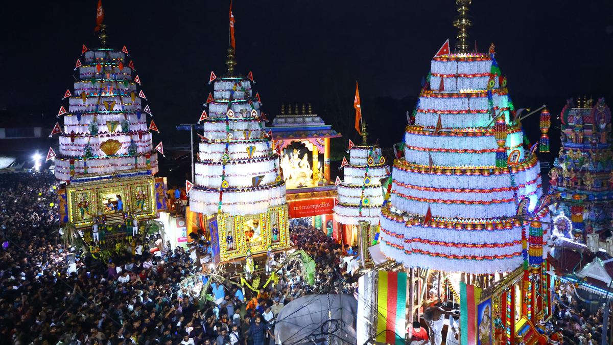 Kalpathy festival wraps up with chariot convergence