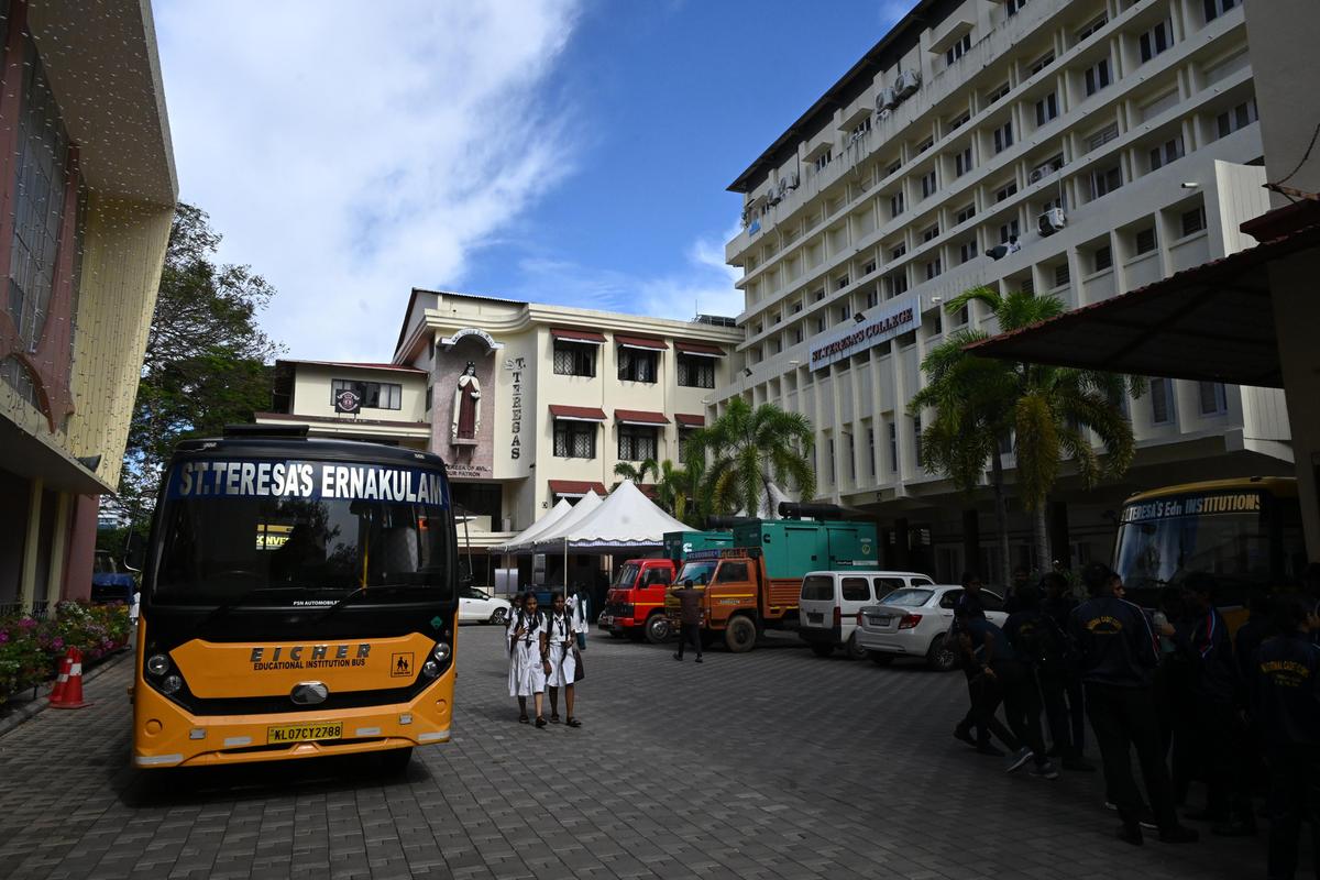 A view of St Teresa's College, Ernakulam, today. 