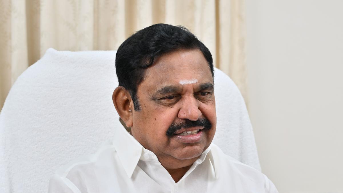 Palaniswami calls for exempting all gold loans from RBI’s proposed norms