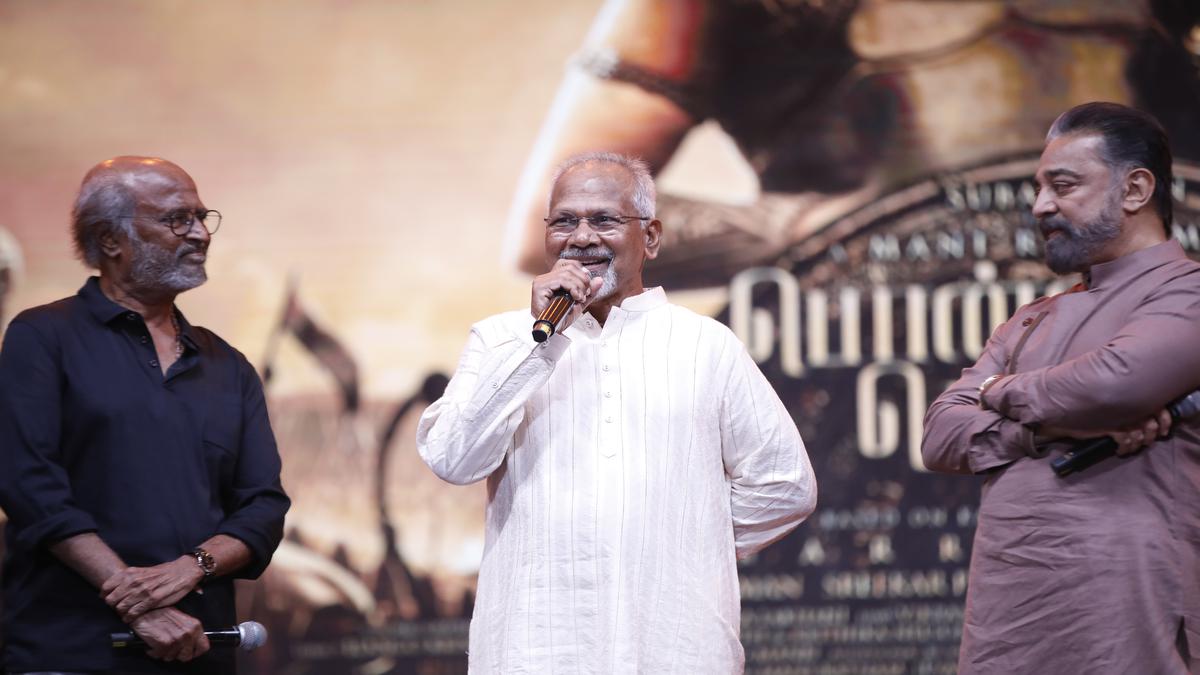 ‘Ponniyin Selvan’ audio launch: Rajinikanth and Kamal Haasan’s camaraderie steals the show