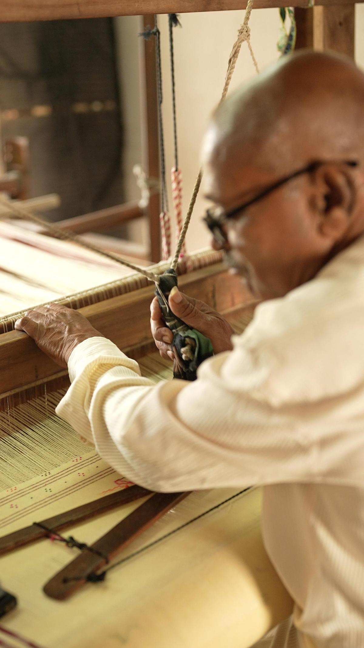 Jahabhai at work Jahabhai at work