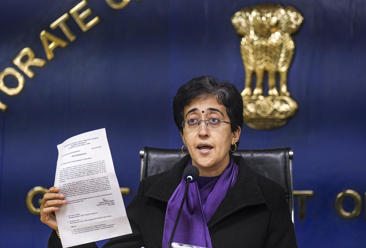 Watch: Delhi bus drivers, conductors will be suspended if they don’t stop for women passengers: Atishi