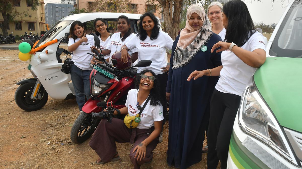 All-women e-auto rally makes it to Hyderabad