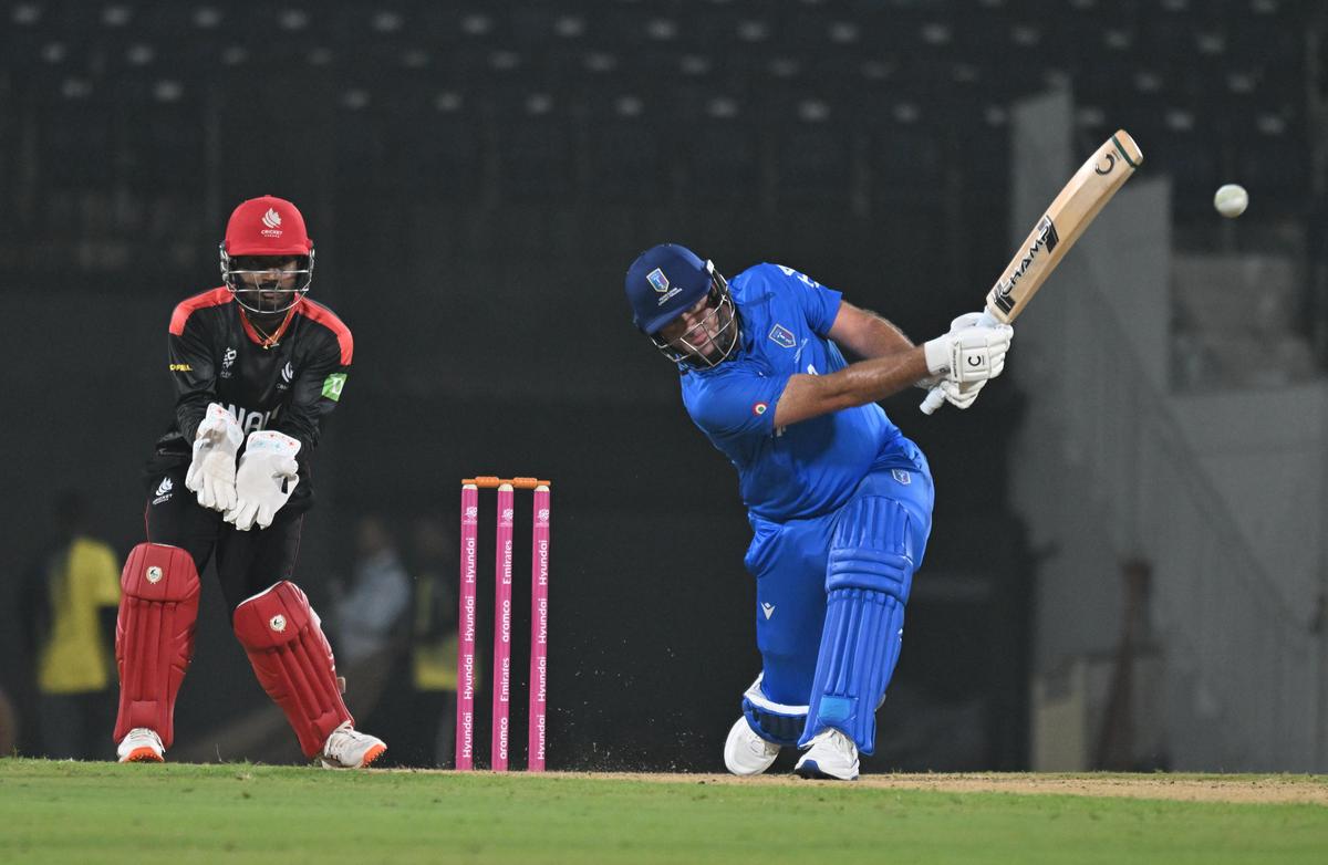 Jon Jon Smuts of Italy in action during a warm-up match against Canada at MAC Stadium in Chennai on Monday, February 2, 2026.