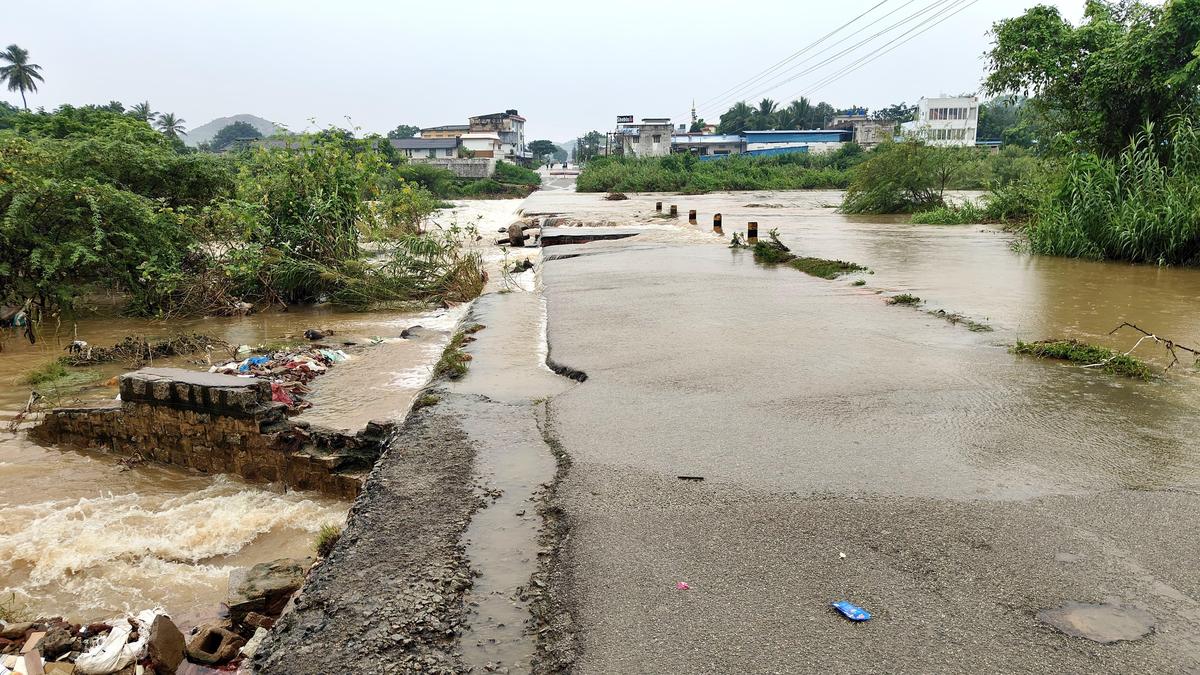 Cyclone Montha brings heavy rain to eastern mandals in Chittoor district