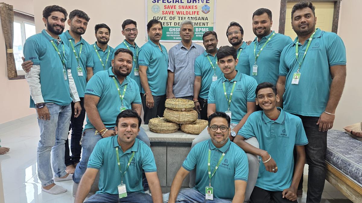 Six snakes rescued on the occasion of Nag Panchami