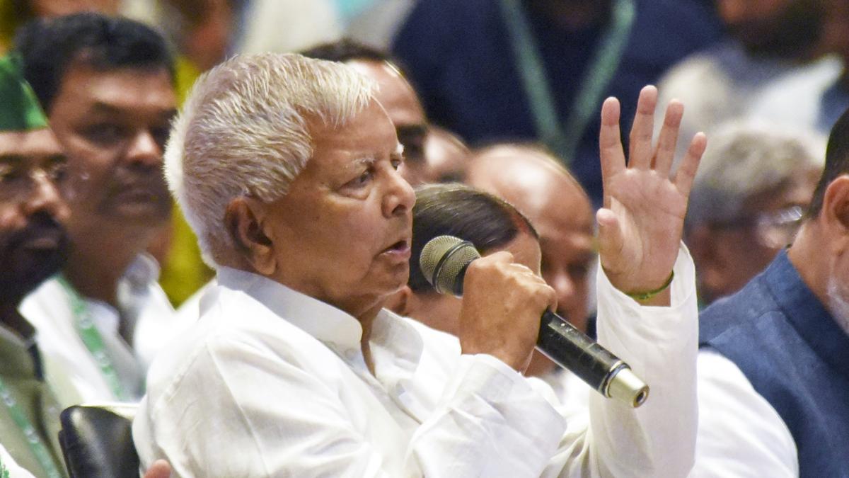 Lalu Prasad re-elected RJD president