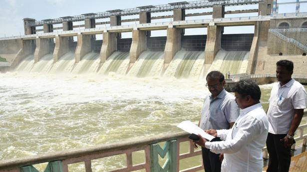 All shutters of KRP dam opened following torrential rainfall in Krishnagiri