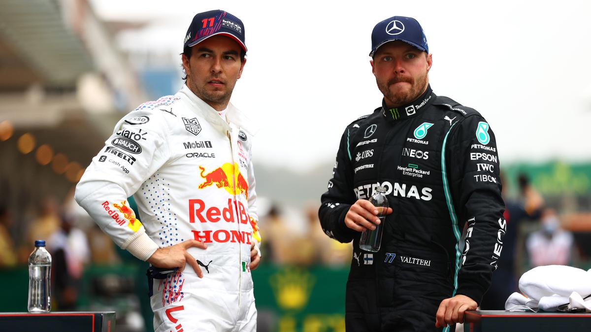 Tried and tested: An American driver would have lined up more sponsors, but Cadillac has chosen experienced race-winners Sergio Perez and Valtteri Bottas. Tried and tested: An American driver would have lined up more sponsors, but Cadillac has chosen experienced race-winners Sergio Perez and Valtteri Bottas.
