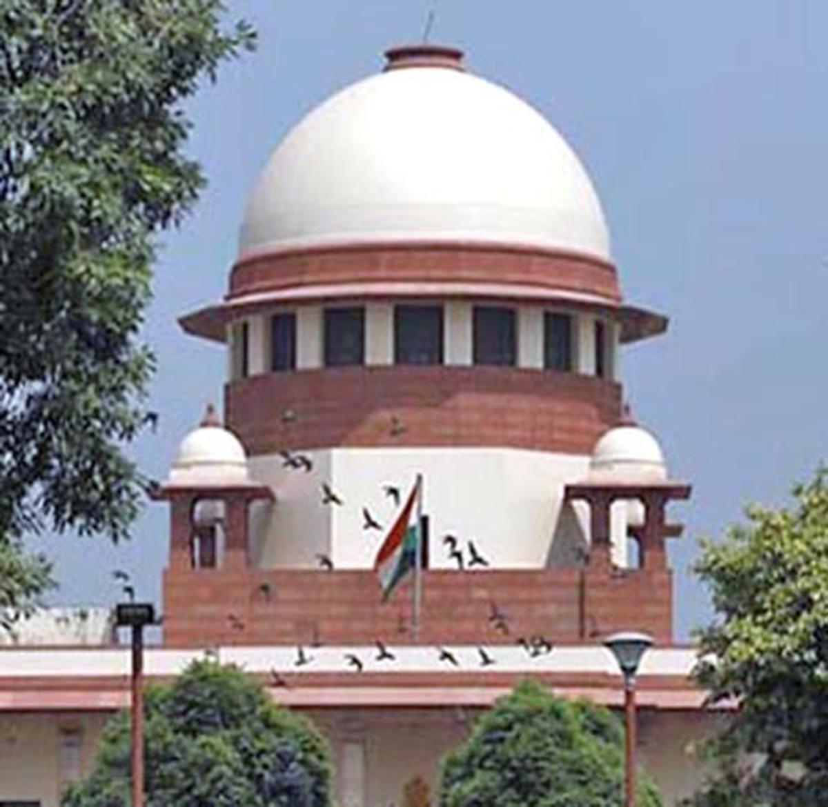 A general view of the main building of the Supreme Court of India in New Delhi, India, on Thursday.