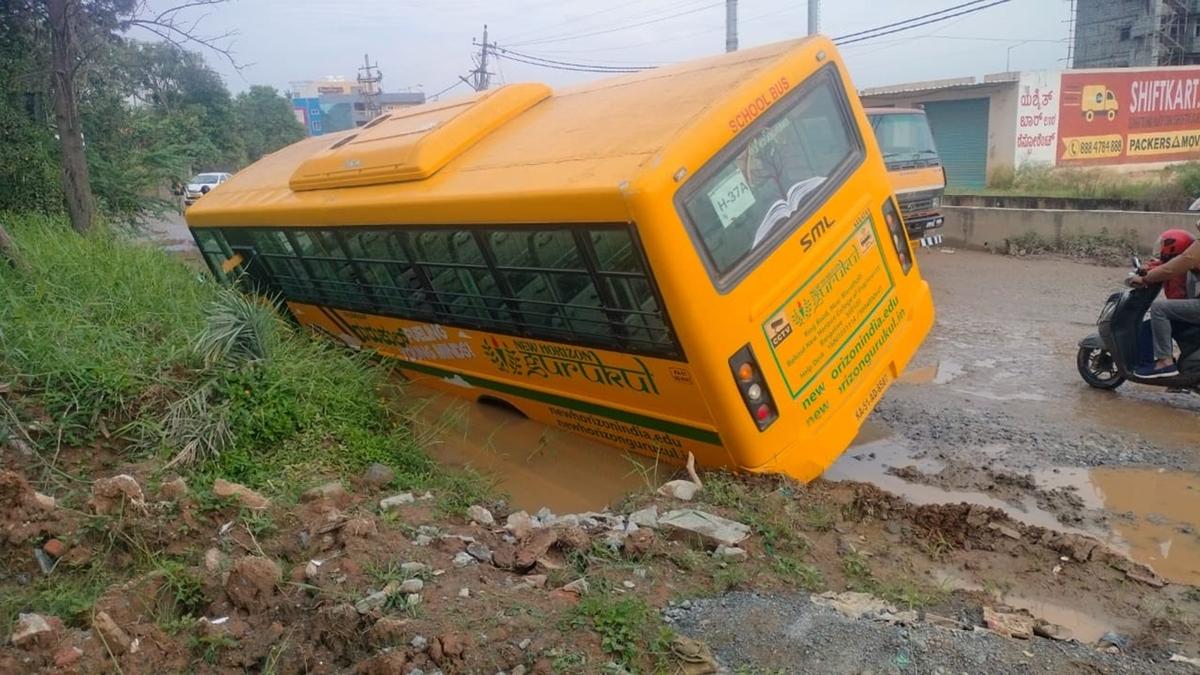 School bus tilt scare: Balagere-Panathur road to be widened