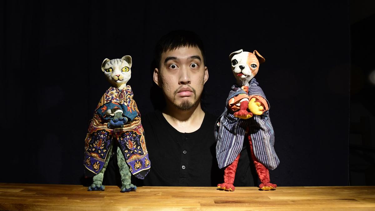 The puppets have a story to tell