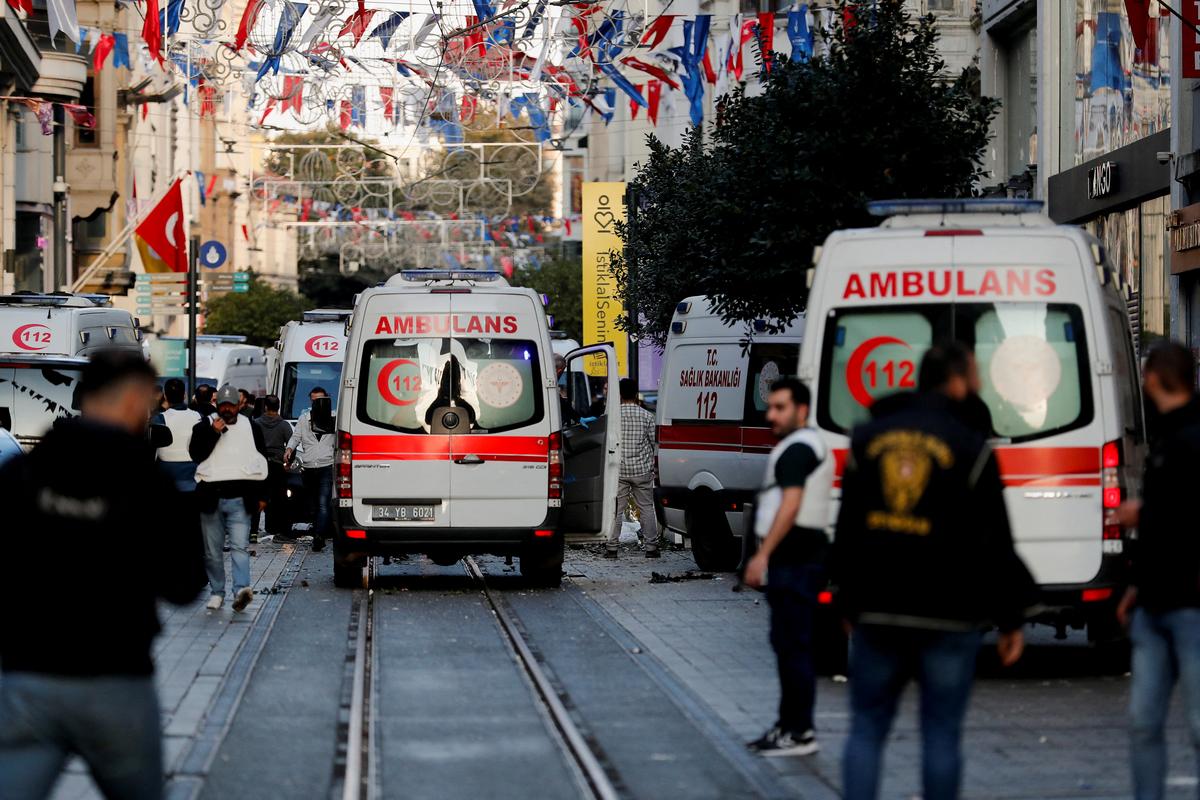 Turkey accuses Kurdish PKK over Istanbul bomb attack