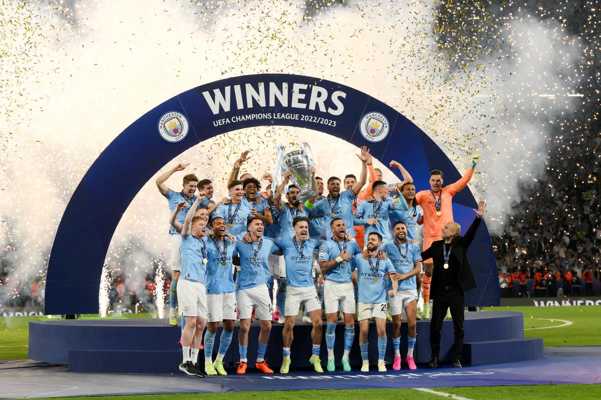 UCL 2022/23 Final | Manchester City win first Champions League title after  Rodri's goal seals victory over Inter Milan - The Hindu