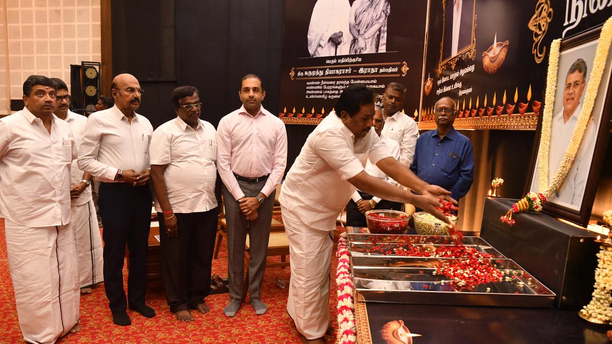 Karumuttu T Kannan always wanted Madurai to be a developed city: Minister
