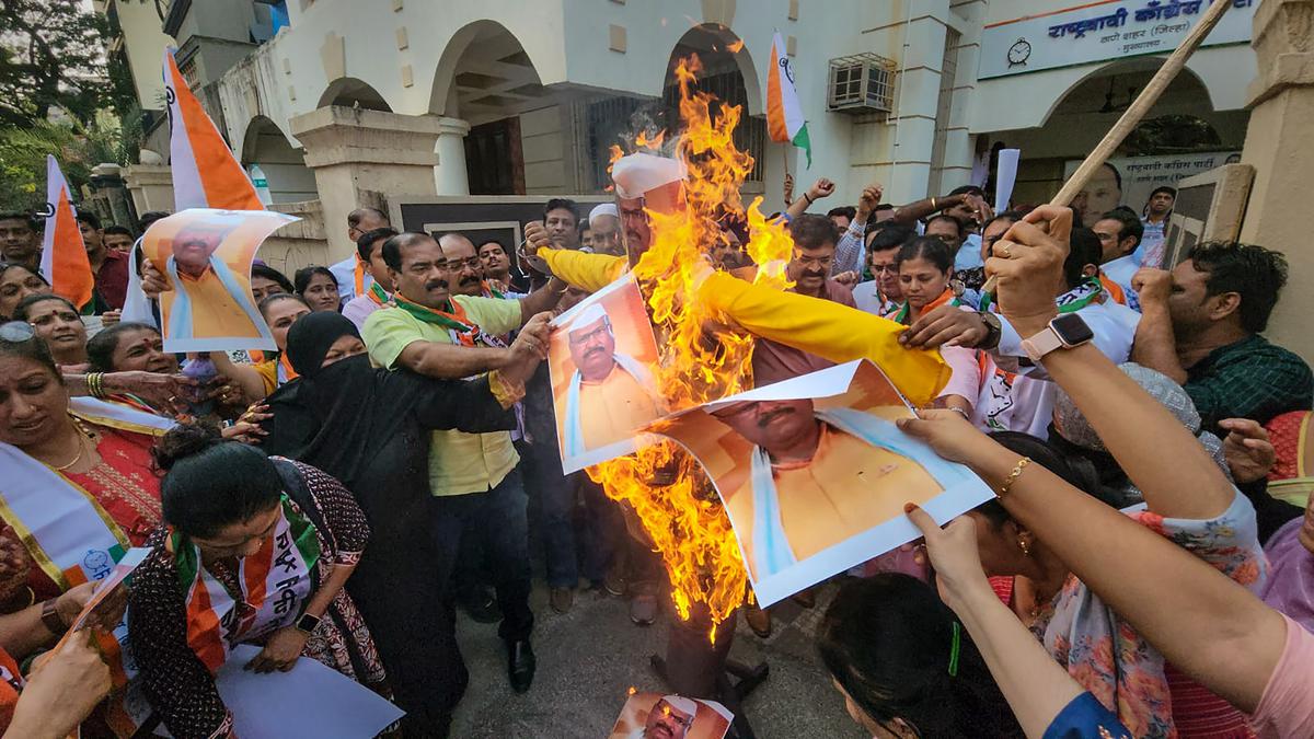 Maharashtra Minister’s remarks against NCP’s Supriya Sule trigger protests