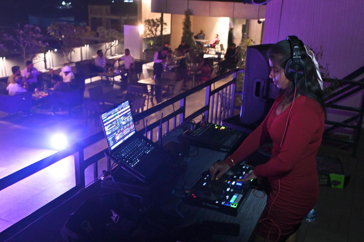 DJ performing at rooftop weekend party at Amika hotel, Madurai. DJ performing at rooftop weekend party at Amika hotel, Madurai.