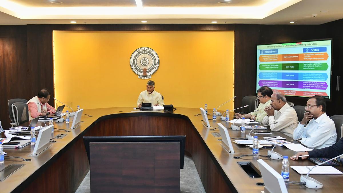 A.P. govt. to announce circular economy policy in two months