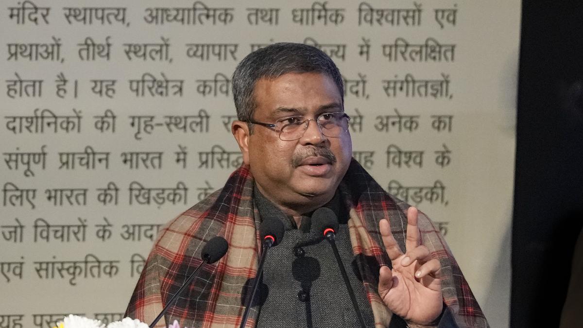 BJP wants to bring out all aspects of history: Pradhan on Savarkar college row