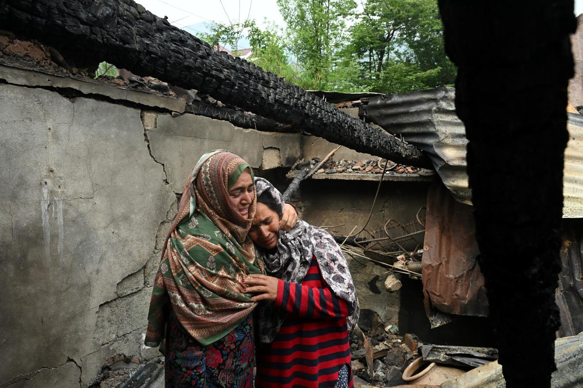 Watch: &lsquo;Children are scared of the shelling&rsquo;, say families evacuated from village near LoC