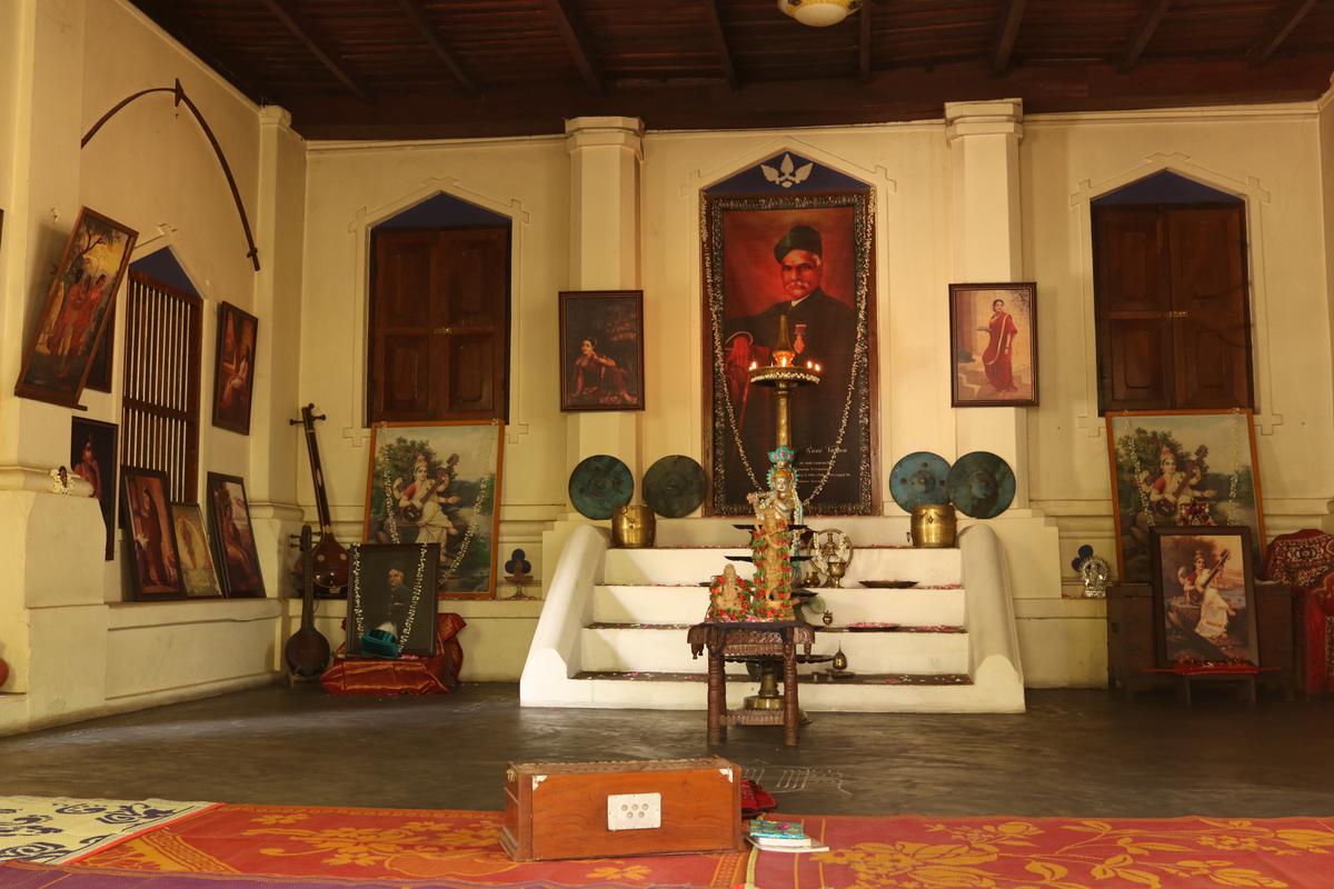 Raja Ravi Varma's studio at Kilimanoor Palace, 33 km from Thiruvananthapuram 