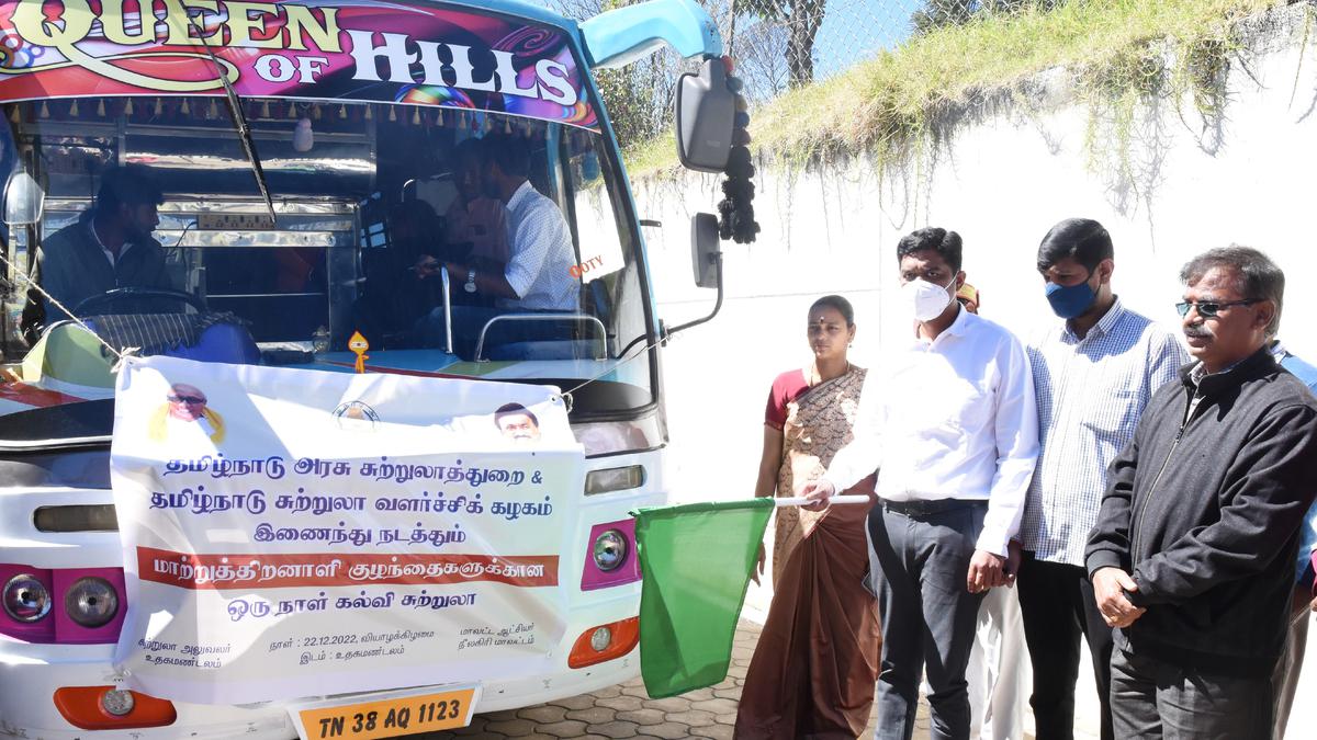TTDC takes children with disabilities on sightseeing trip in the Nilgiris