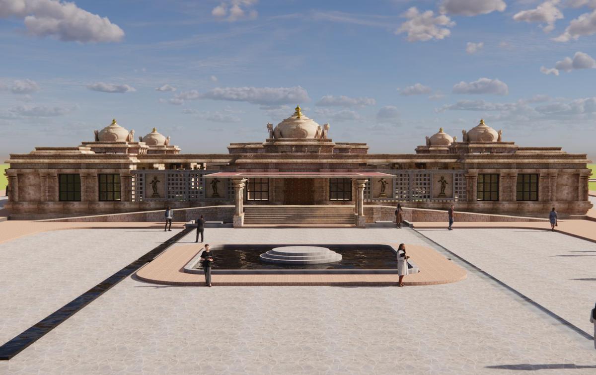 An artist’s impression of the Gangaikonda Cholapuram Museum in Ariyalur district An artist’s impression of the Gangaikonda Cholapuram Museum in Ariyalur district