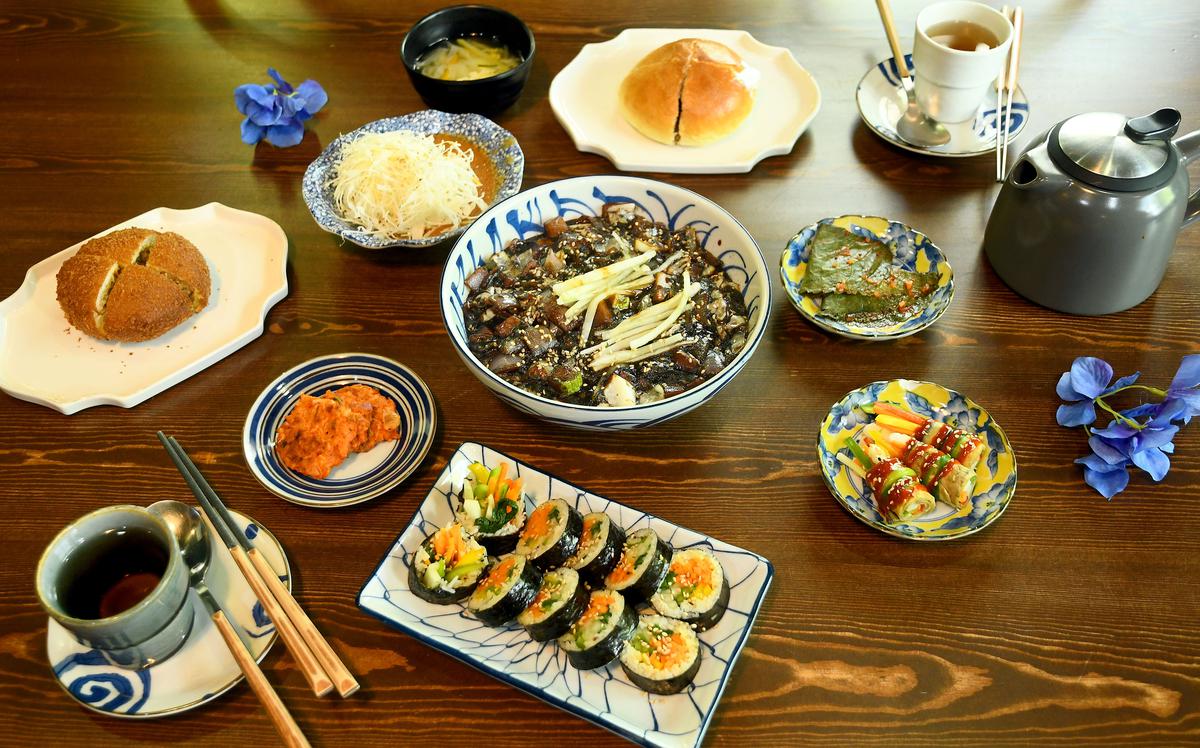 Food displayed at Another Kitchen Adyar, in Chennai. 