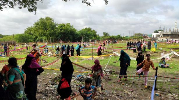 Poor women occupy government land, withdraw protest