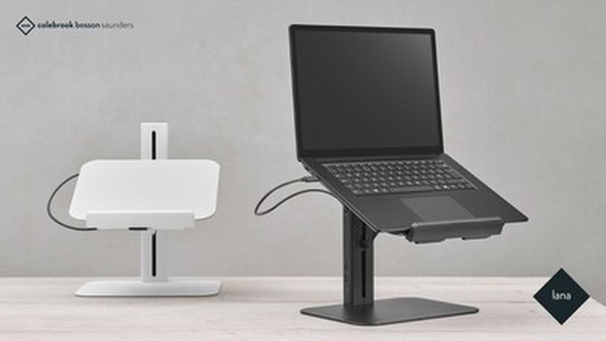 Colebrook Bosson Saunders Officially Launches Lana, A Circular Ergonomic Laptop Stand for the Hybrid Generation