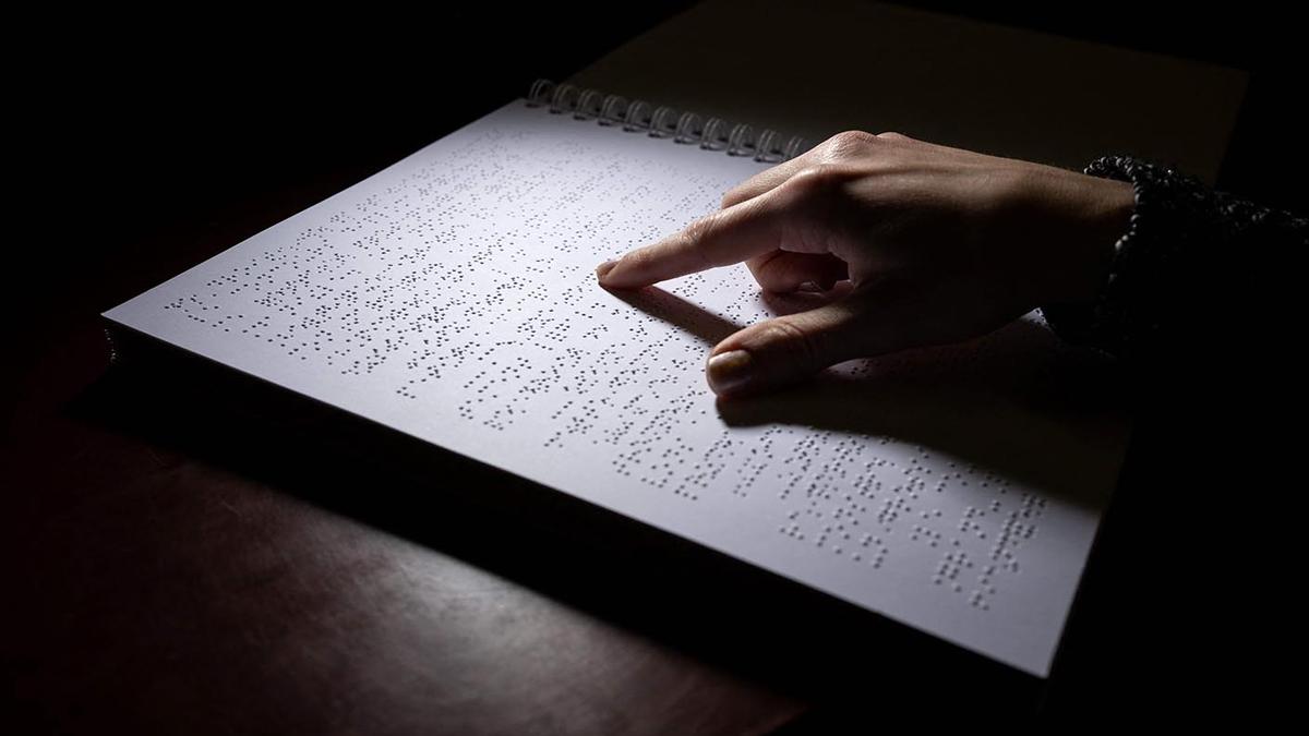 No Braille higher education books for students with vision disabilities