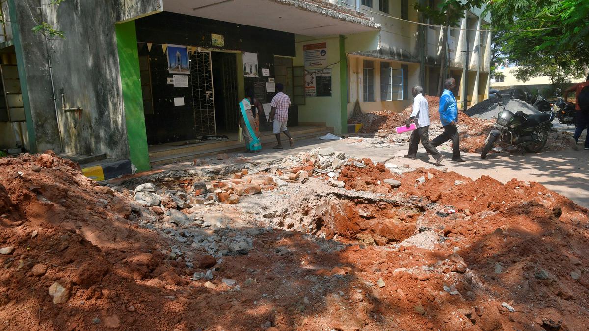 Sports facilities, infrastructure in government school at Kadhirkamam getting the much-awaited upgrade