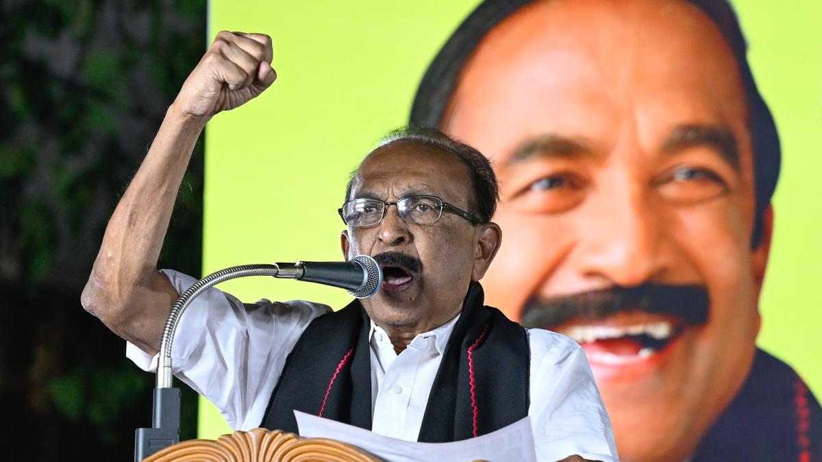 Lok Sabha polls | PM Modi cannot come back to power for the third time, says Vaiko