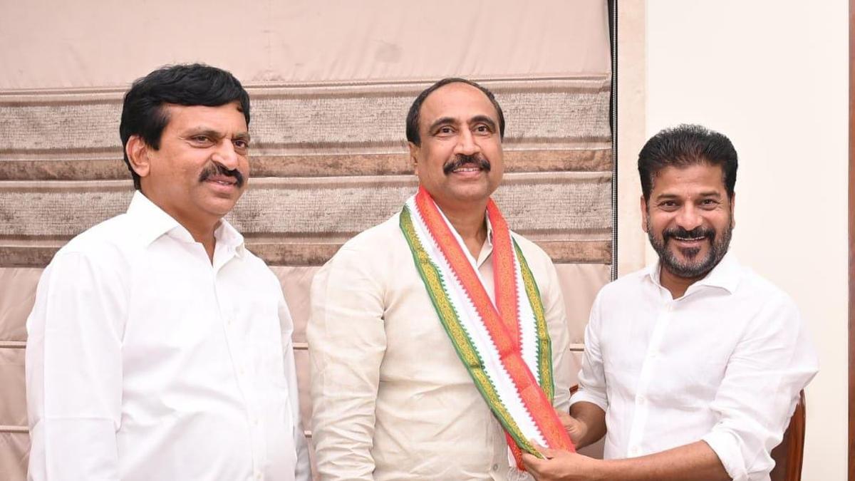 Jagtial MLA quits BRS, joins Congress