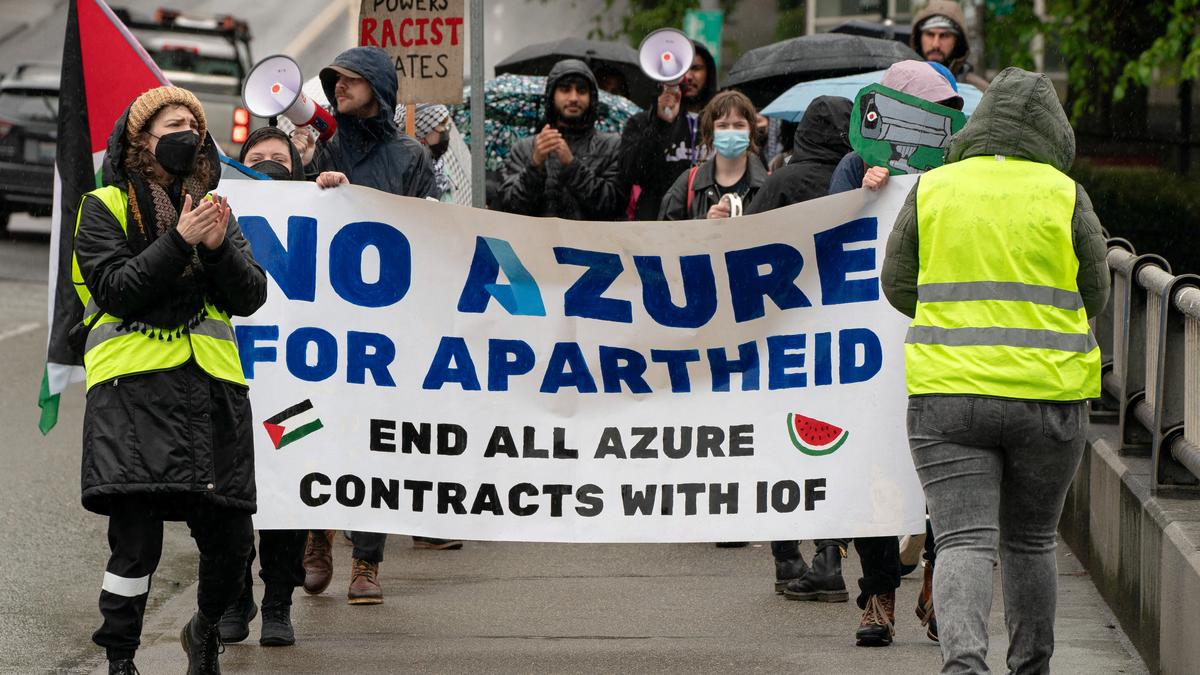 Two Microsoft workers fired after occupying president's office to protest ties to Israel