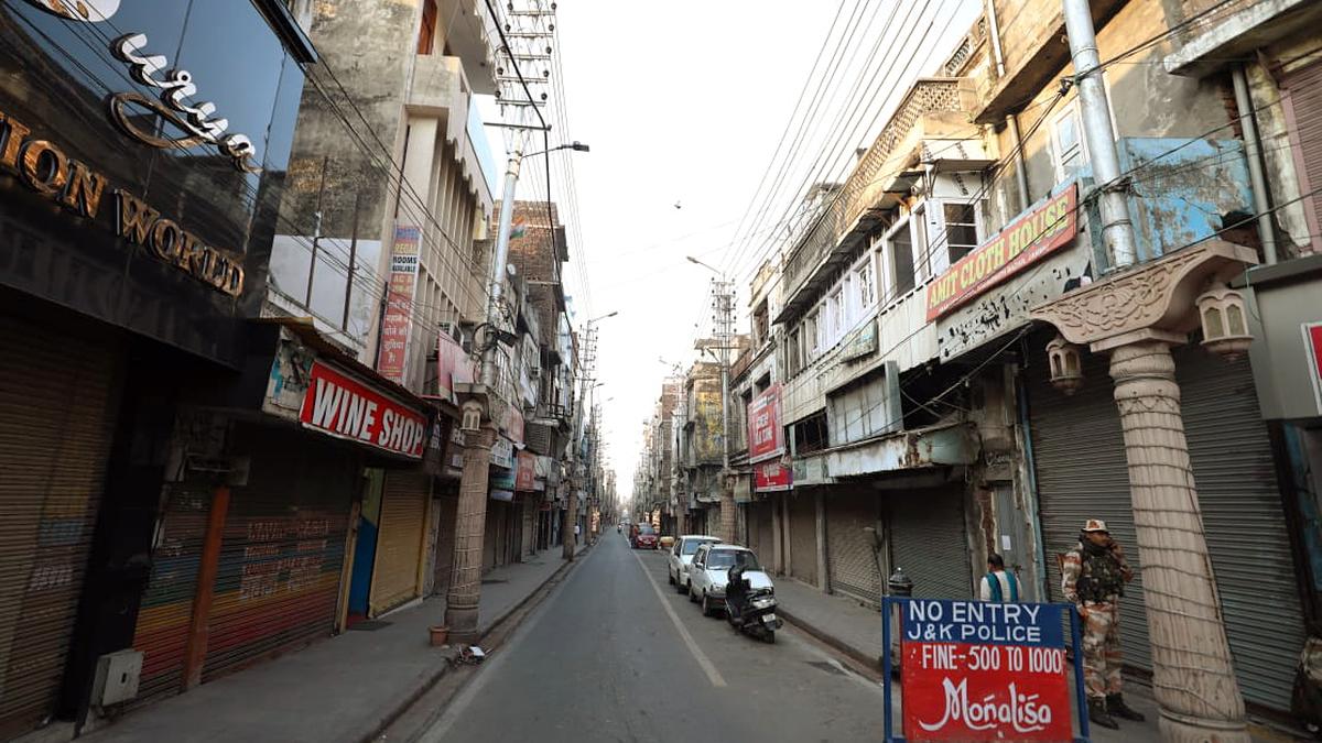 Jammu observes shutdown over L-G govt.’s move to impose property tax in J&K