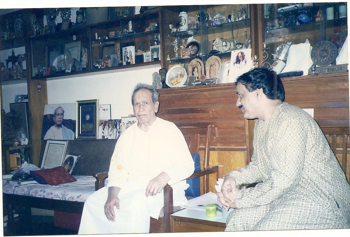 The singer and the legendary Bhimsen Joshi