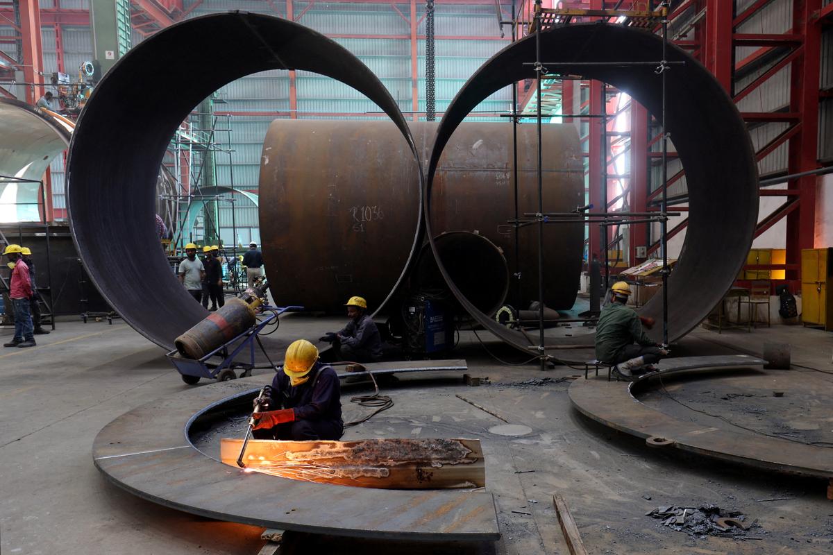 India is projected to maintain the fastest growth rate among the world’s largest economies. File 