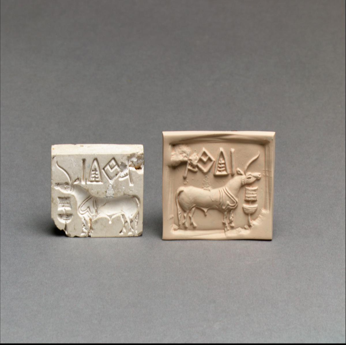 Stamp seal and imprint, material from the Encyclopedia of Art of the MAP Academy 