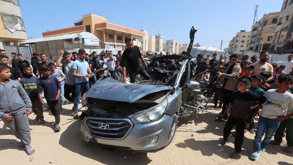 Israeli strikes in Gaza kill three, medics say, testing fragile ceasefire