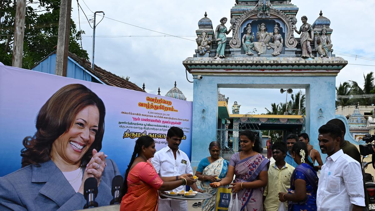 Excitement in air in Kamala Harris’ ancestral village in Tamil Nadu