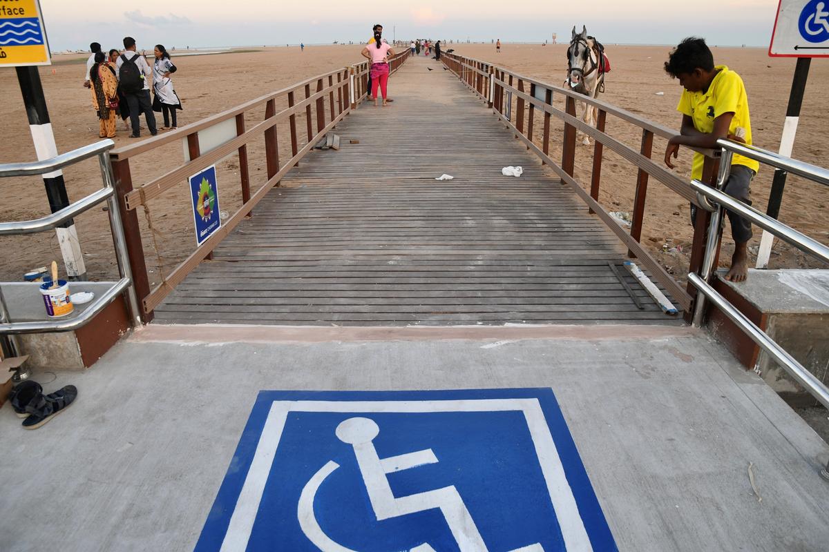 Persons with disabilities, senior citizens get barrier-free access to Marina beach