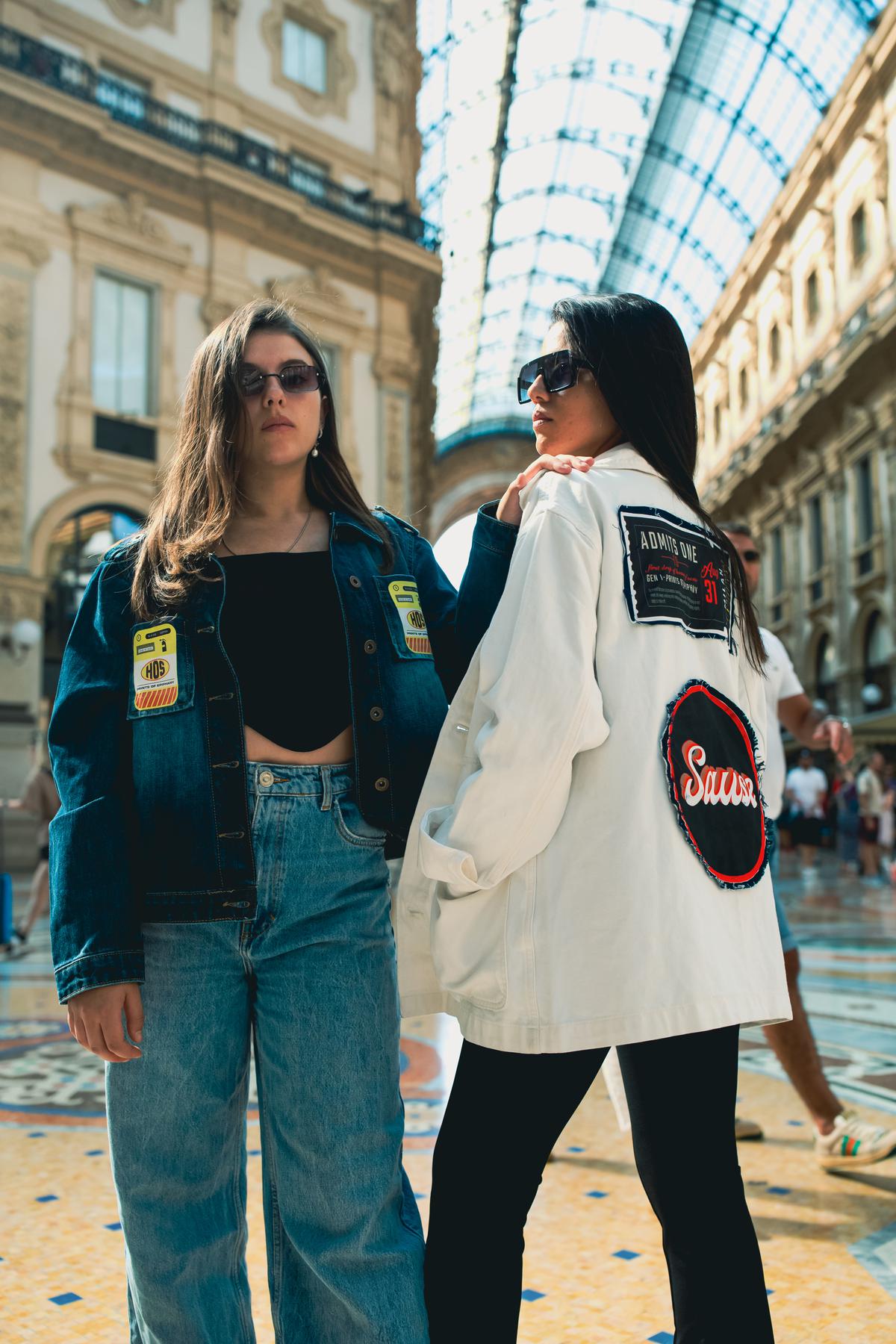 Models in sportswear from the collection