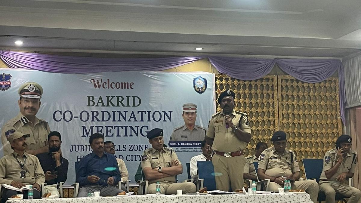 Police, civic bodies gear up for Bakrid with coordination meet in Jubilee Hills