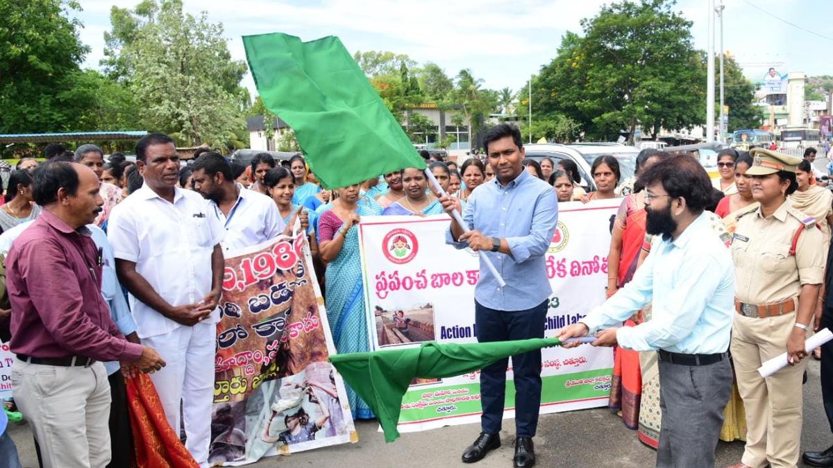 World Anti-Child Labour Day rally organised in Chittoor