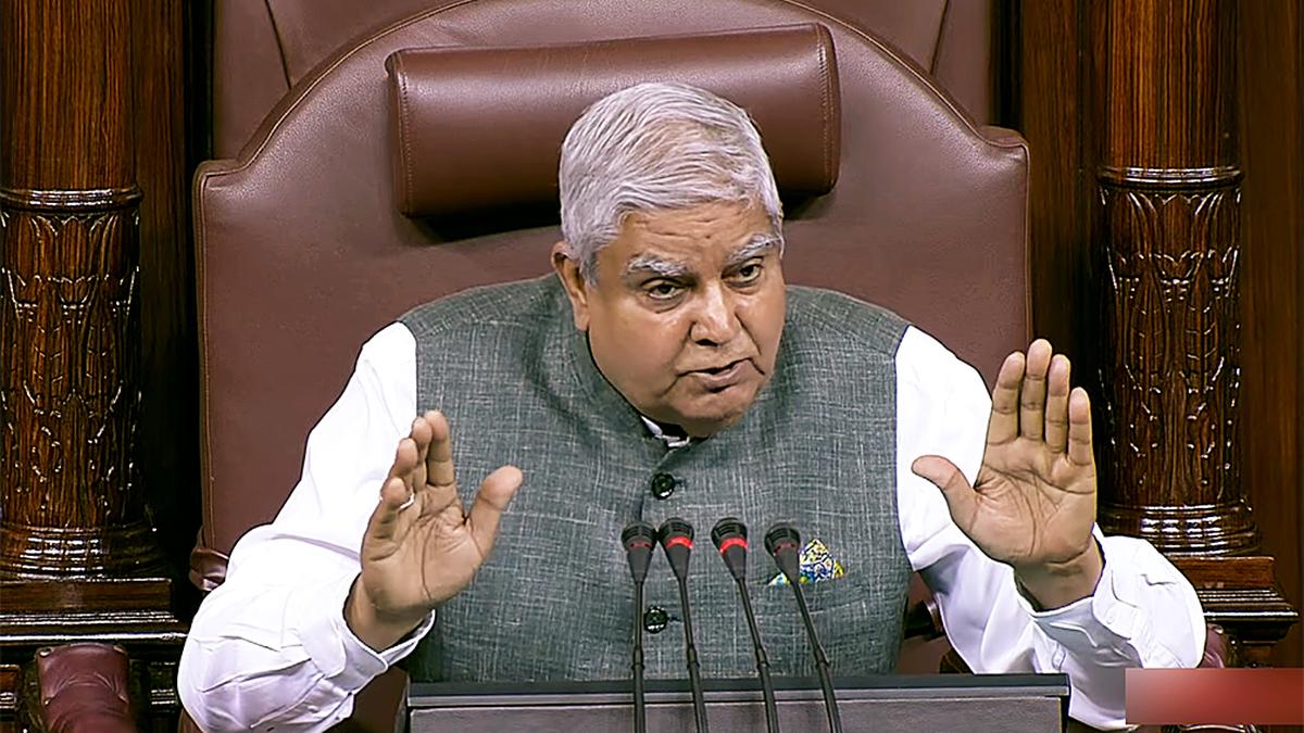 Jagdeep Dhankhar rejects Kharge’s objection to Rajya Sabha discussing Rahul Gandhi’s statement; Congress hits back